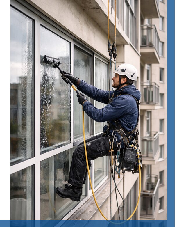 Мойка балконного остекления в Кингисеппе от 3634 р. | ВЫСОТНИК-Кгп