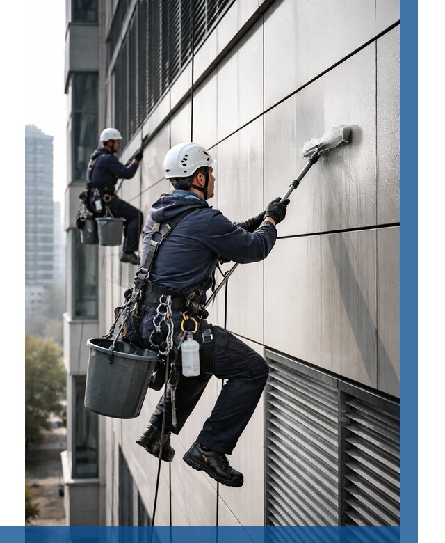 Мойка вентилируемого фасада в Кингисеппе от 260 р. | ВЫСОТНИК-Кгп