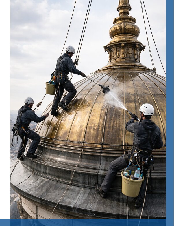 Мойка куполов и шпилей в Кингисеппе от 8307 р. - заказать | ВЫСОТНИК-Кгп
