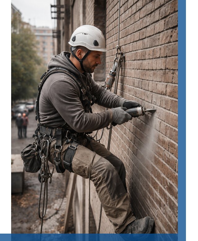 Расшивка кирпичных швов в Кингисеппе от 623 р. | ВЫСОТНИК-Кгп