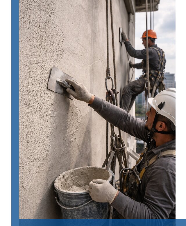 Декоративная штукатурка фасада с утеплением и защитой в Кингисеппе