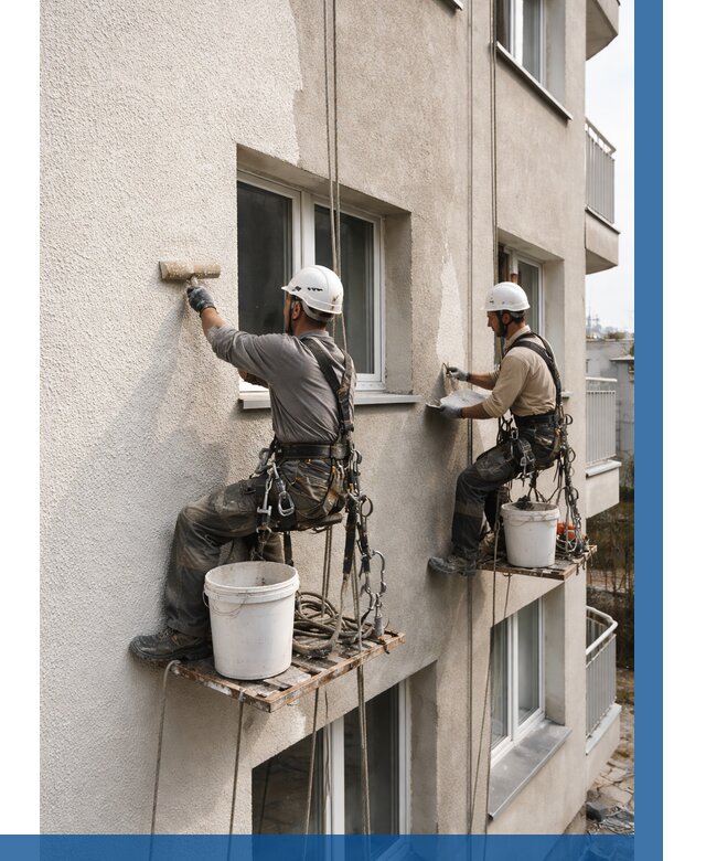 Нанесение короеда на фасад в Кингисеппе от 467 р. | ВЫСОТНИК-Кгп