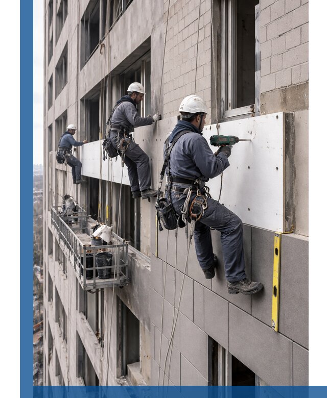 Монтаж фасадных термопанелей высокого качества в Кингисеппе