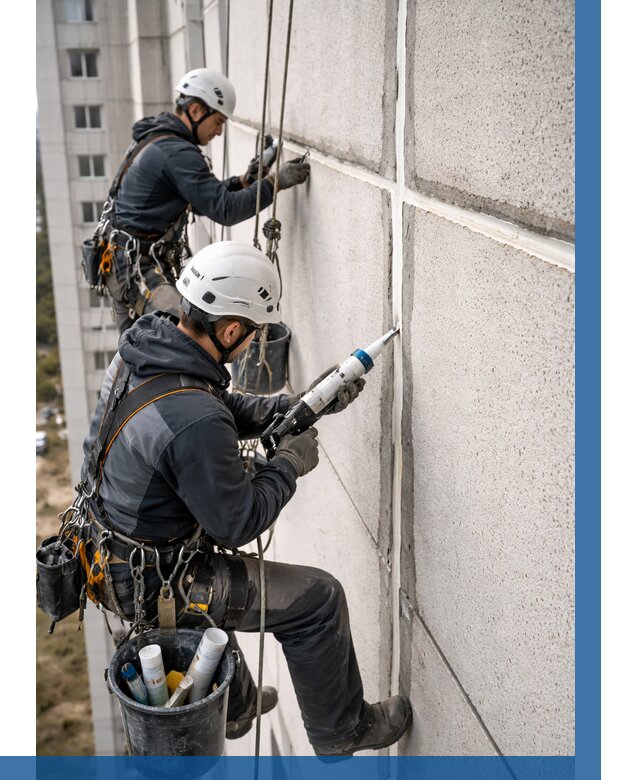 Герметизация межпанельных швов в Кингисеппе от 727 р. | ВЫСОТНИК-Кгп