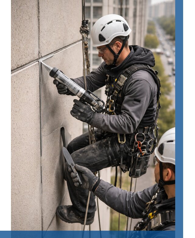 Первичная герметизация швов в Кингисеппе от 623 р. | ВЫСОТНИК-Кгп