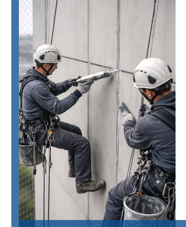 Первичная герметизация швов фасадов и кровель в Кингисеппе