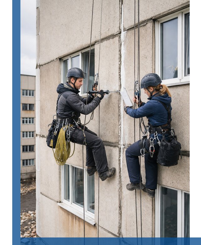 Герметизация межпанельных швов тёплым швом в Кингисеппе