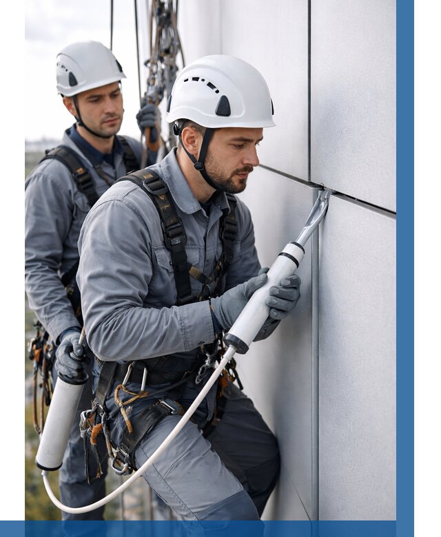 Герметизация швов вилатермом в Кингисеппе от 623 р. | ВЫСОТНИК-Кгп