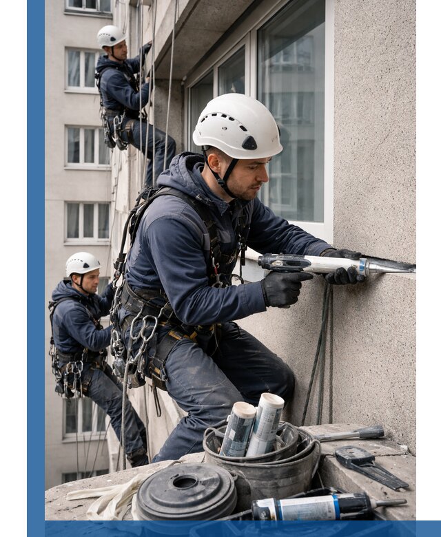 Герметизация швов лоджии в Кингисеппе профессионально и надежно