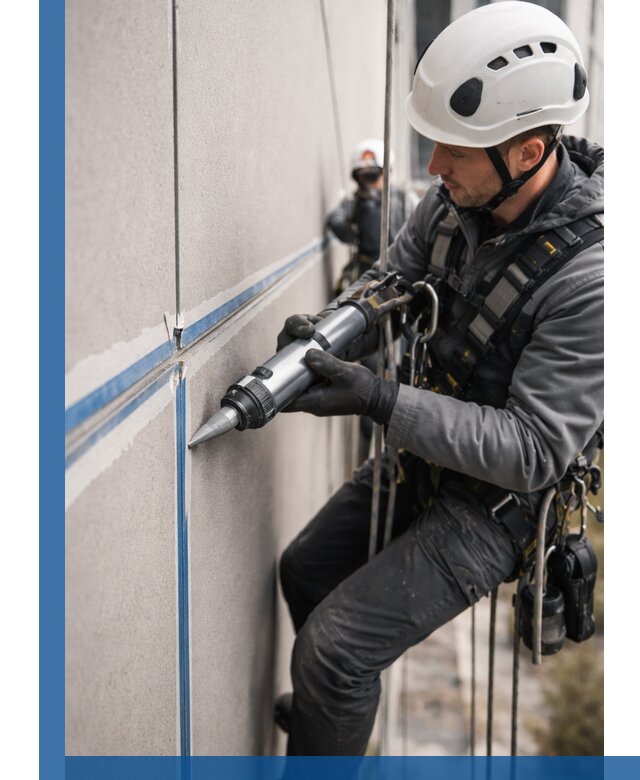 Герметизация стыков фасадных панелей в Кингисеппе качественно и быстро