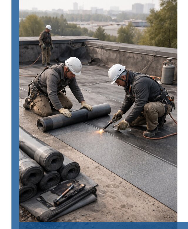 Монтаж мягкой кровли в Кингисеппе профессионально и надежно