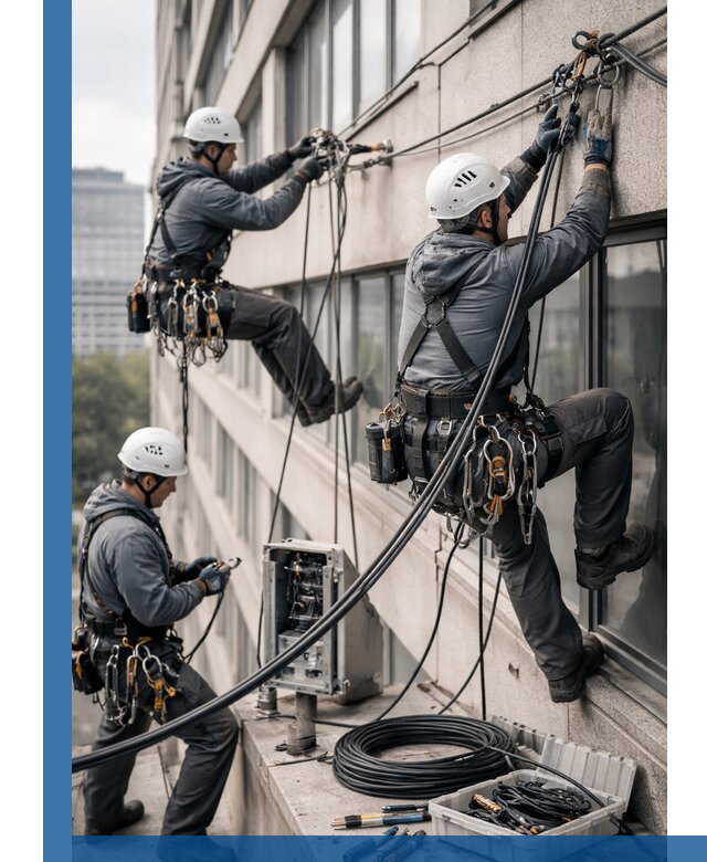 Прокладка оптоволоконного кабеля в Кингисеппе под ключ с тестированием