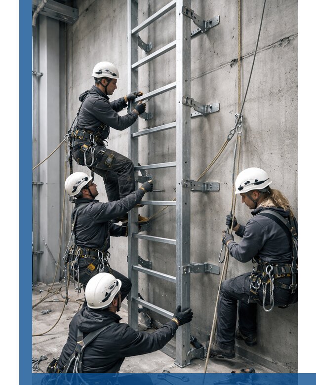 Монтаж металлических лестниц в Кингисеппе под ключ со гарантией