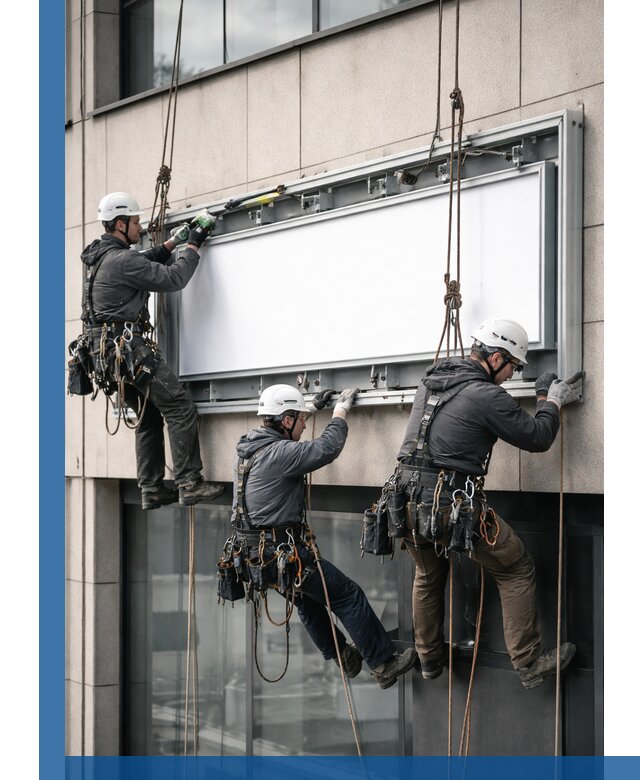 Профессиональный монтаж светового короба под ключ в Кингисеппе