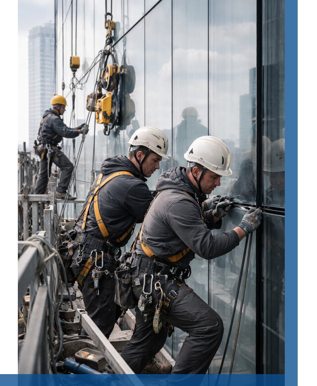 Структурное остекление фасадов в Кингисеппе от 9865 р. | ВЫСОТНИК-Кгп