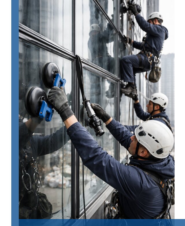 Радиусное остекление фасадов под ключ в Кингисеппе с гарантиями