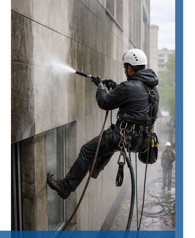 Гидроструйная очистка поверхностей в Кингисеппе от 883 р. | ВЫСОТНИК-Кгп