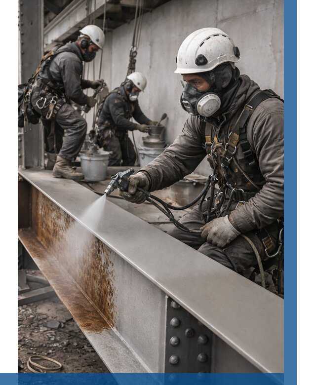 Антикоррозионная покраска металла в Кингисеппе от 727 р. | ВЫСОТНИК-Кгп