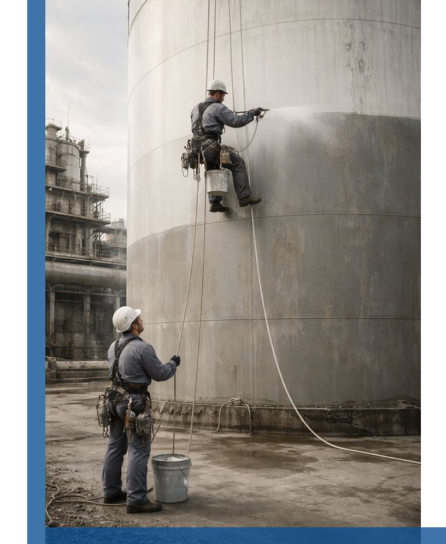 Покраска стальных резервуаров и емкостей в Кингисеппе профессионально