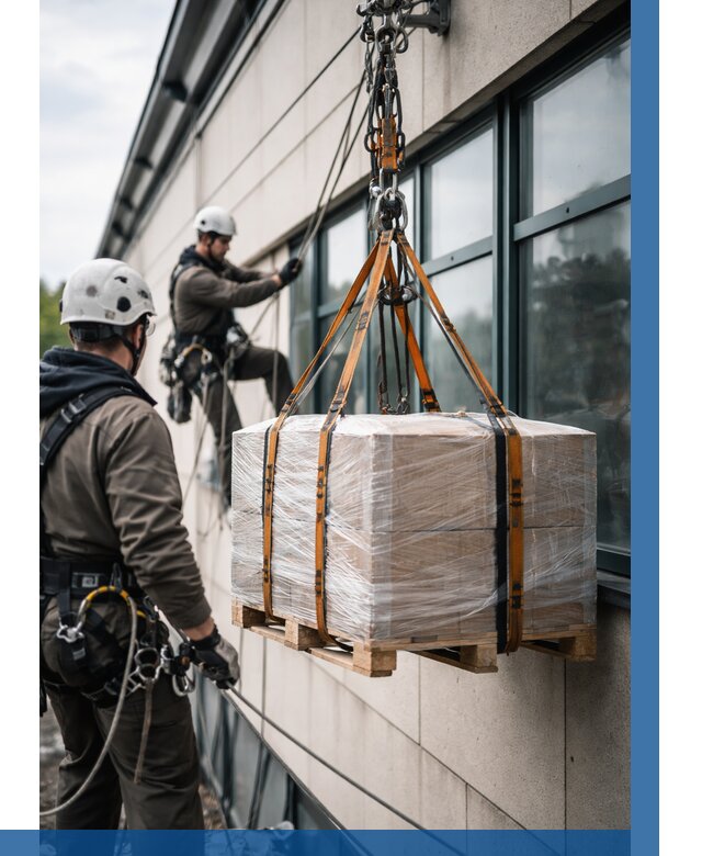 Подъем груза на высоту в Кингисеппе от 3115 р. | ВЫСОТНИК-Кгп