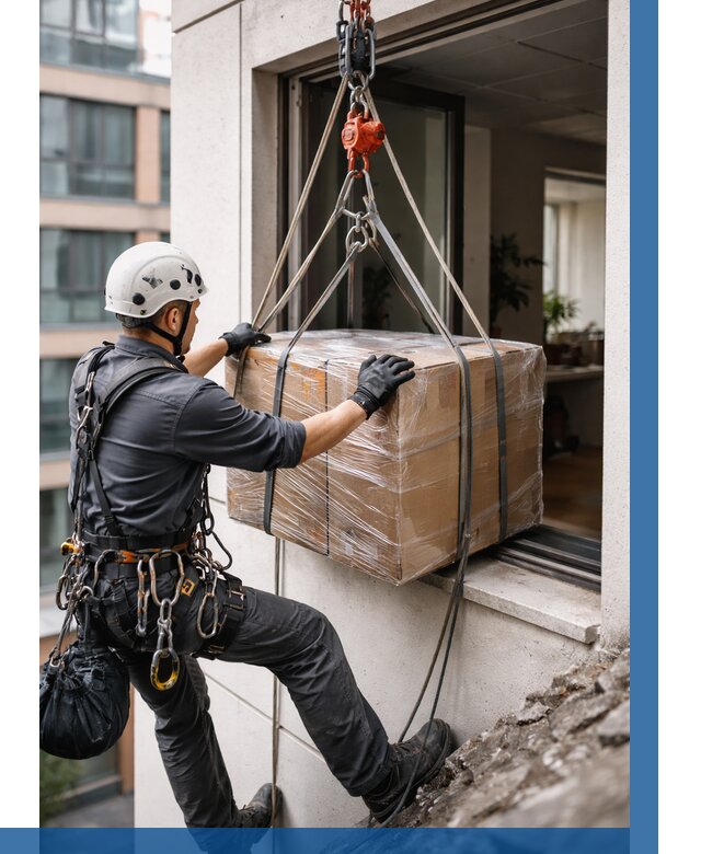 Подъем груза через окно в Кингисеппе от 4673 р. | ВЫСОТНИК-Кгп