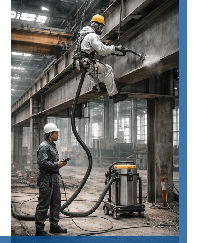 Обеспыливание конструкций в цехе в Кингисеппе от 4361 р. | ВЫСОТНИК-Кгп