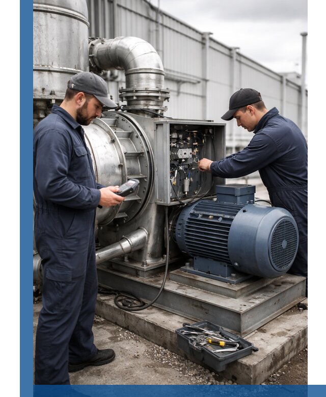 Техническое обслуживание промышленного оборудования в Кингисеппе