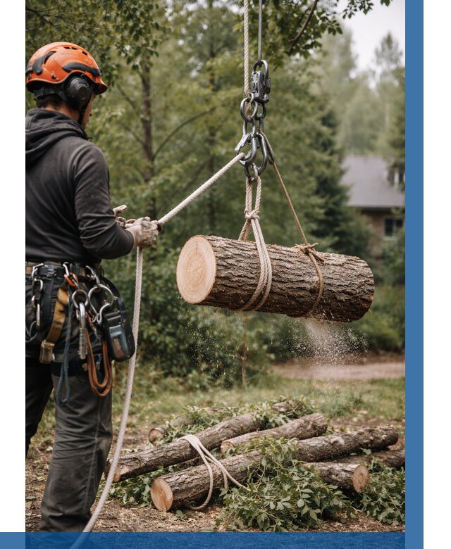 Валка деревьев частями в Кингисеппе от 7788 р. | ВЫСОТНИК-Кгп