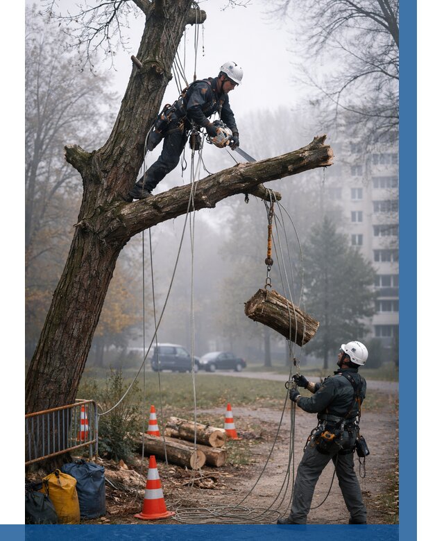 Удаление аварийных деревьев в Кингисеппе от 15576 р. | ВЫСОТНИК-Кгп