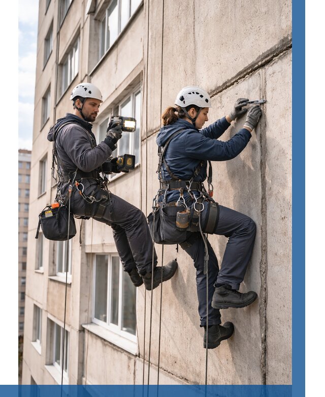 Обследование межпанельных швов в Кингисеппе от 1869 р. | ВЫСОТНИК-Кгп