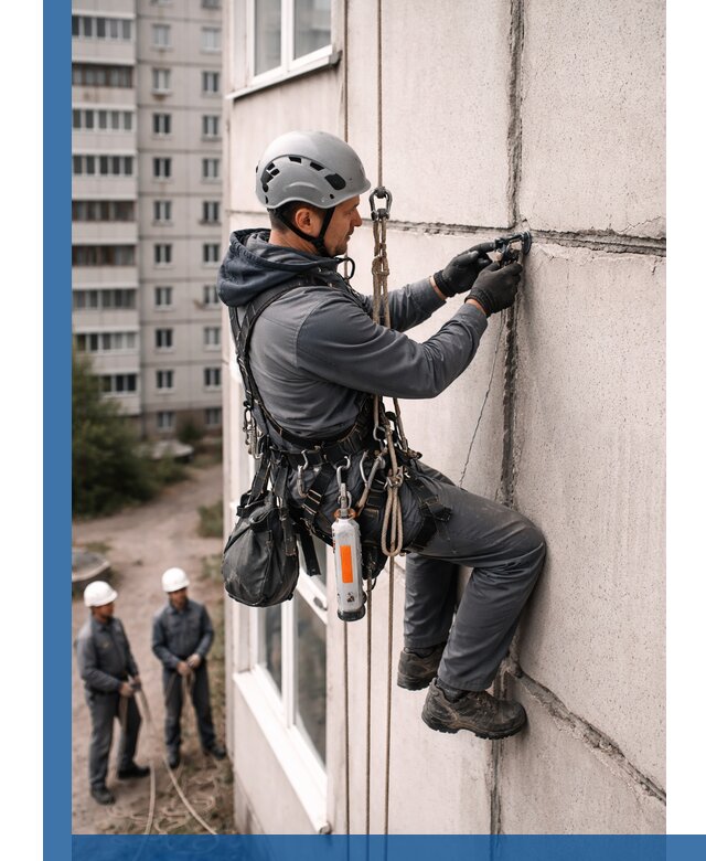 Обследование межпанельных швов и герметизация в Кингисеппе