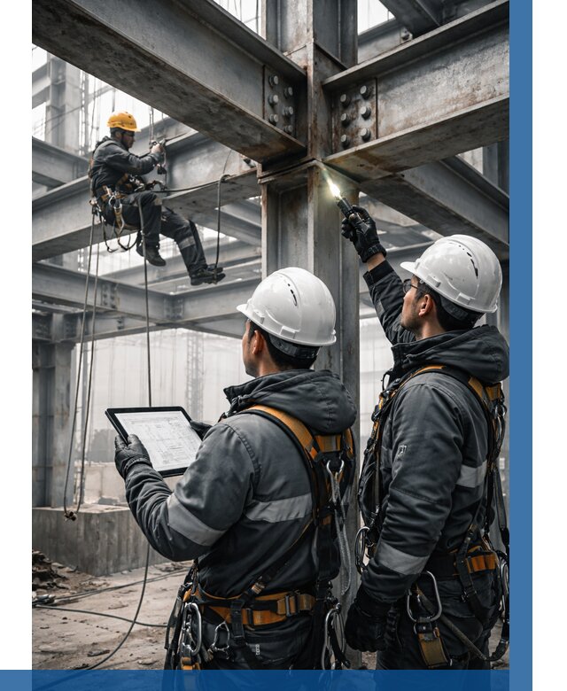 Обследование металлоконструкций в Кингисеппе от 5711 р. | ВЫСОТНИК-Кгп